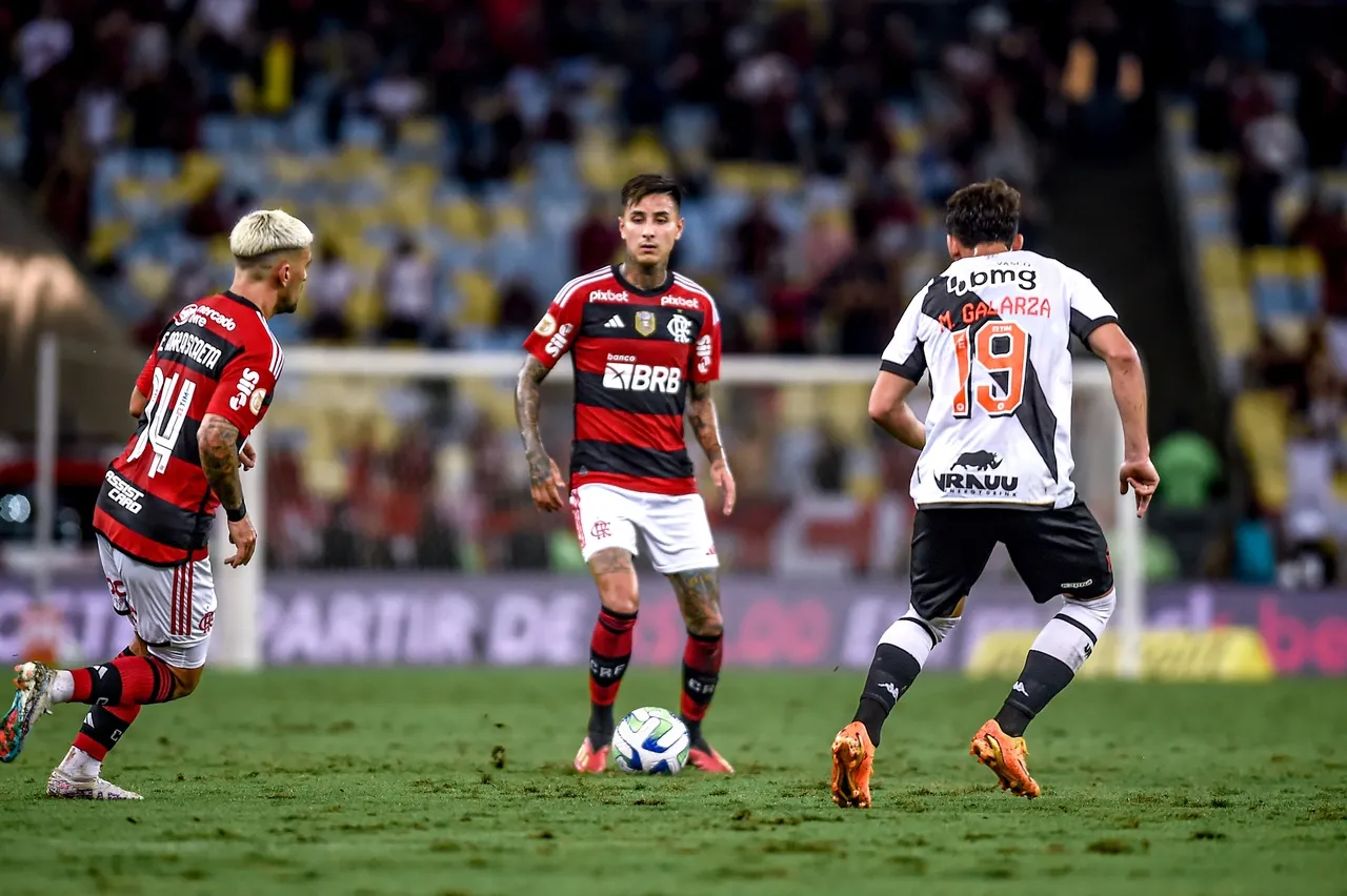 Na etapa final de jogo, o Flamengo se poupou pela larga vantagem