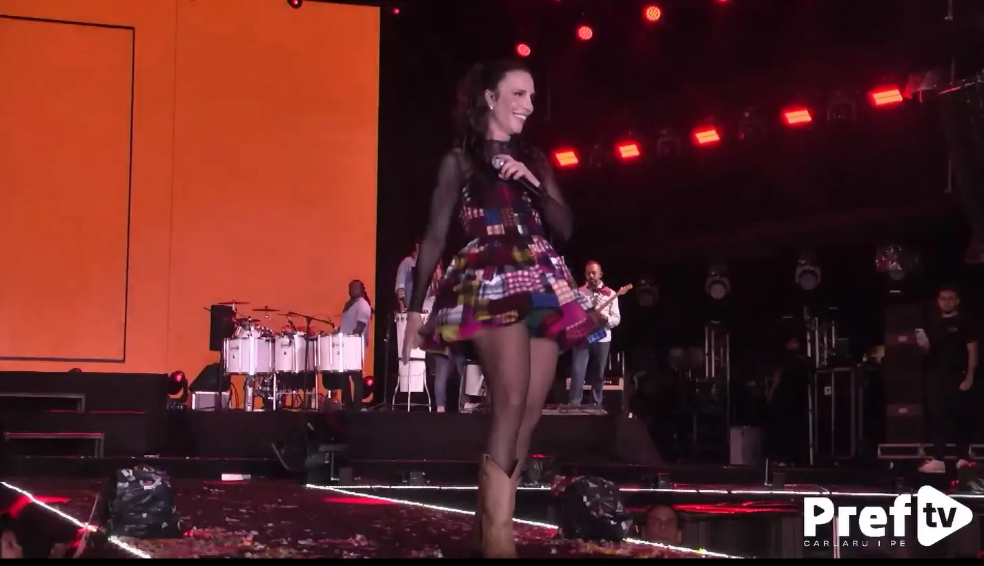 A baiana Ivete Sangalo foi um dos nomes da música que já se apresentou no evento