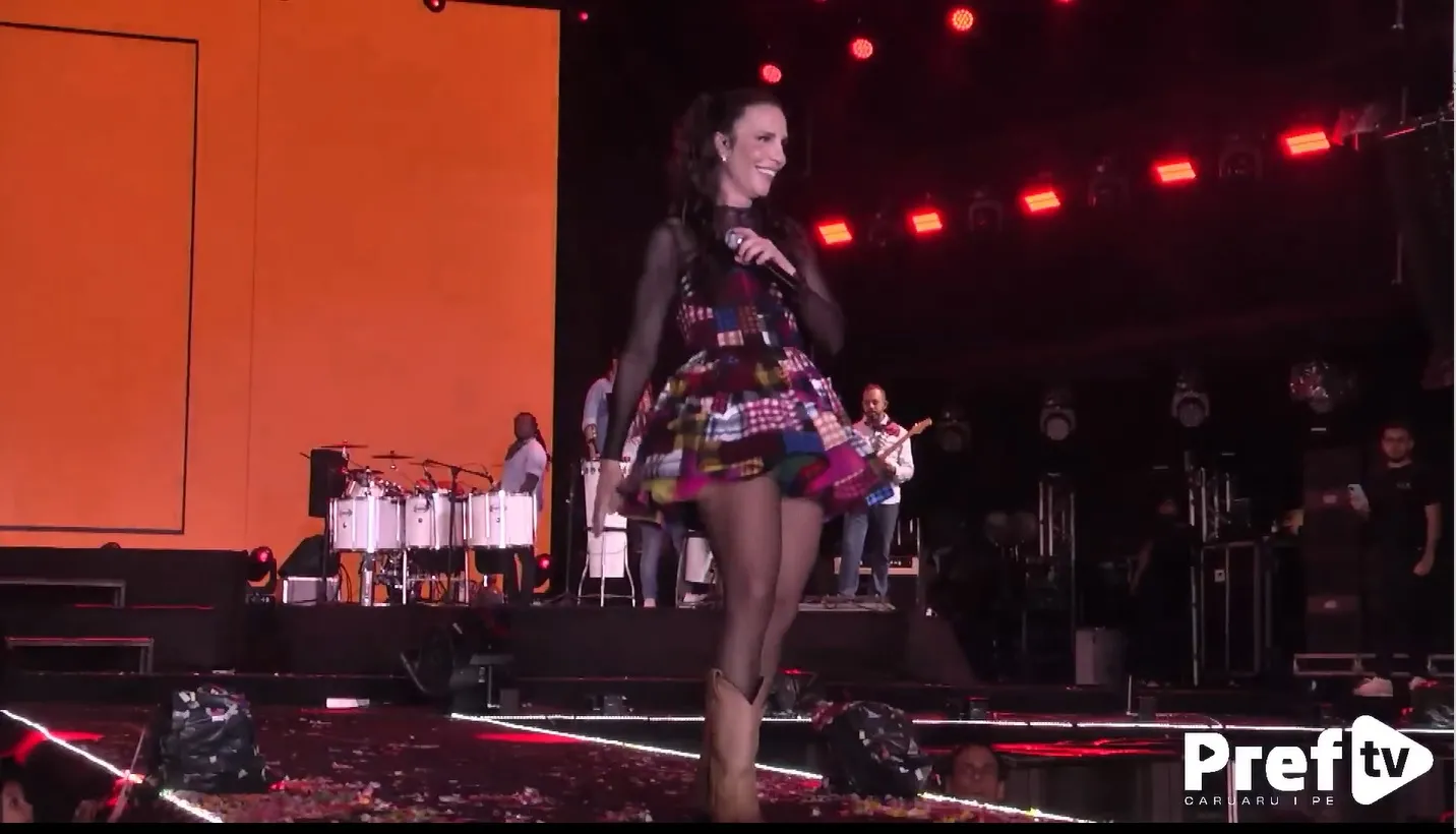 A baiana Ivete Sangalo foi um dos nomes da música que já se apresentou no evento