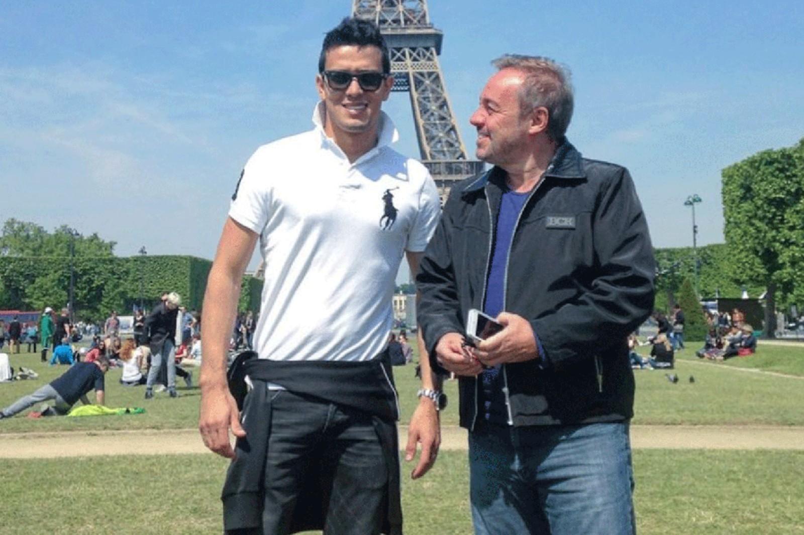 thiago salvático e gugu liberato juntos em paris