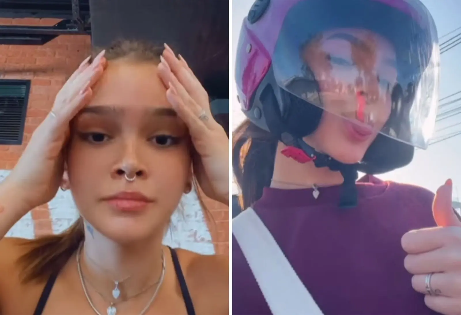 Stories da atriz Mel Maia mostram ela de aliança