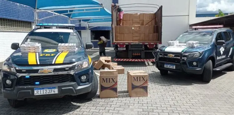 Carga com quase 600 cigarros ilegais é apreendida
