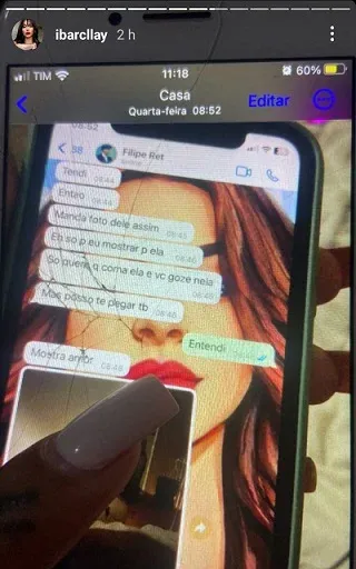 Rapper convidou a influenciadora para um trisal