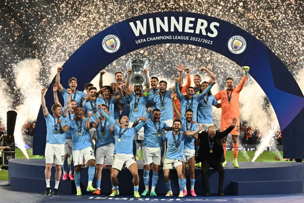 Manchester City celebra título inédito da Champions de 2022/23