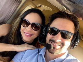 Piloto e esposa