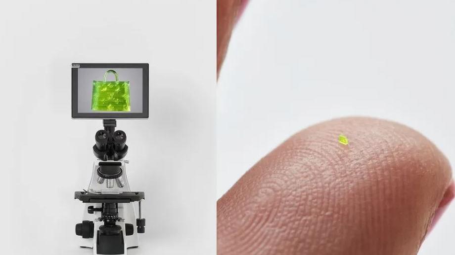 Modelo de bolsa microscópica da Louis Vuitton