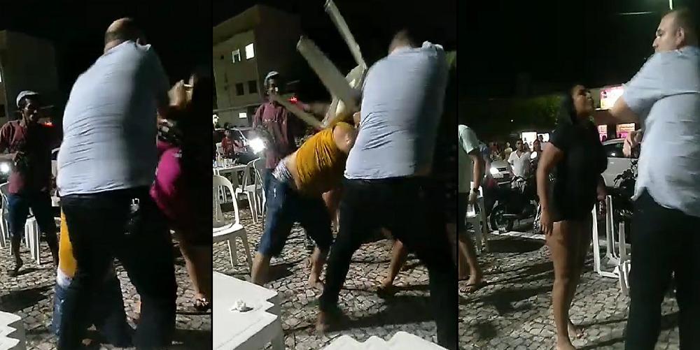 briga em praça
