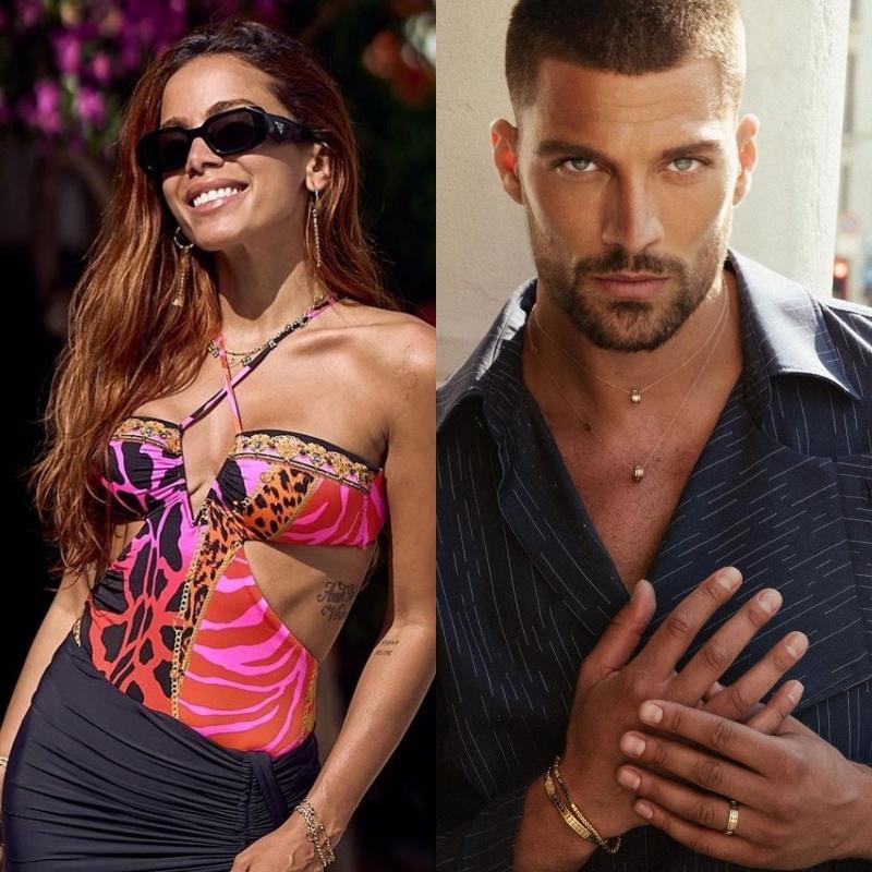 montagem com fotos de anitta e Simone Susinna