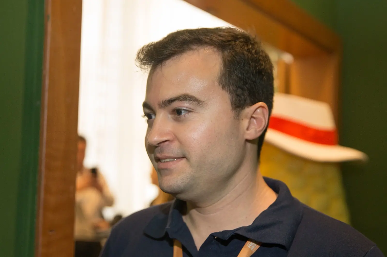 Fabrício durante o evento