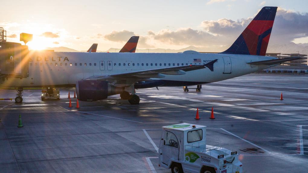 A aeronave da companhia Delta pousou na sexta-feira na cidade de San Antonio, Texas, vindo de Los Angeles