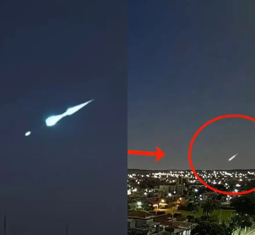Meteoro super bólido é visto no céu do Mato Grosso do Sul e Mato Grosso