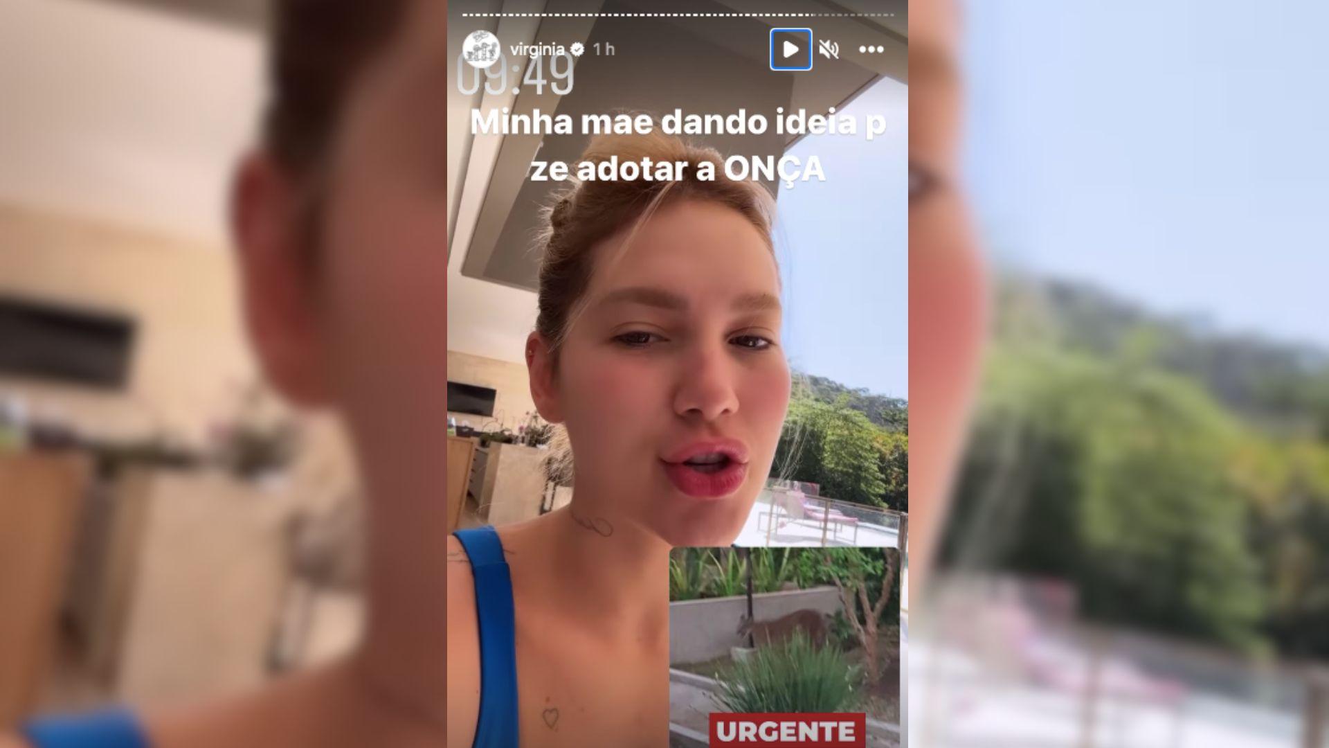 captura de tela virginia fonseca