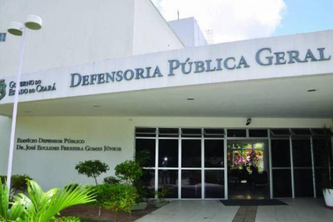 Fachada da Defensoria Pública do Ceará