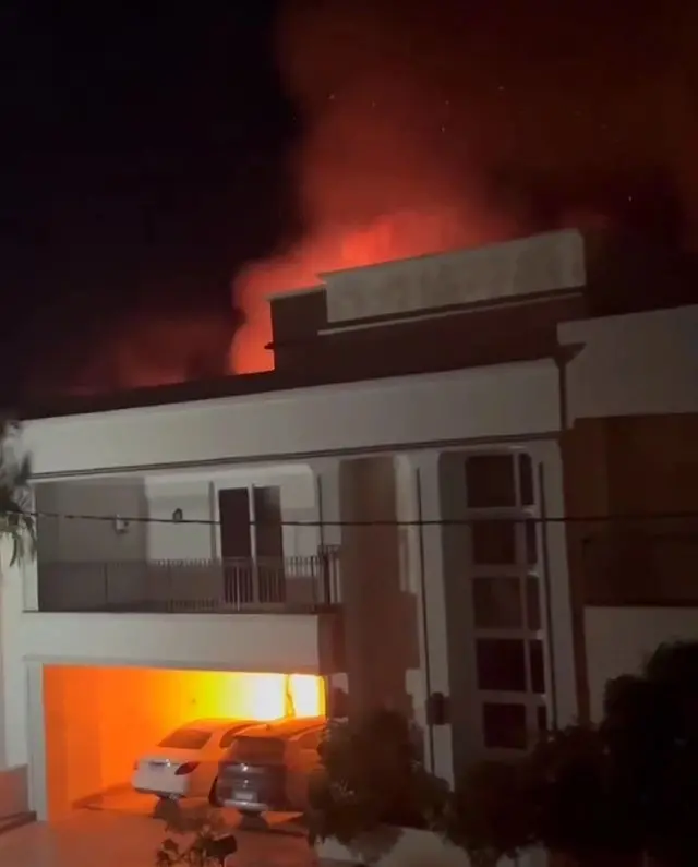 Incêndio em condomínio de luxo em Maringá