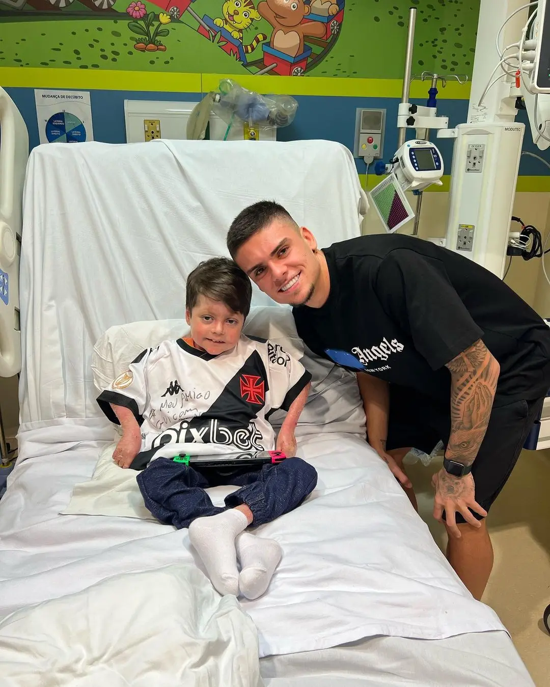 Gui ficou internado por 16 dias em hospital