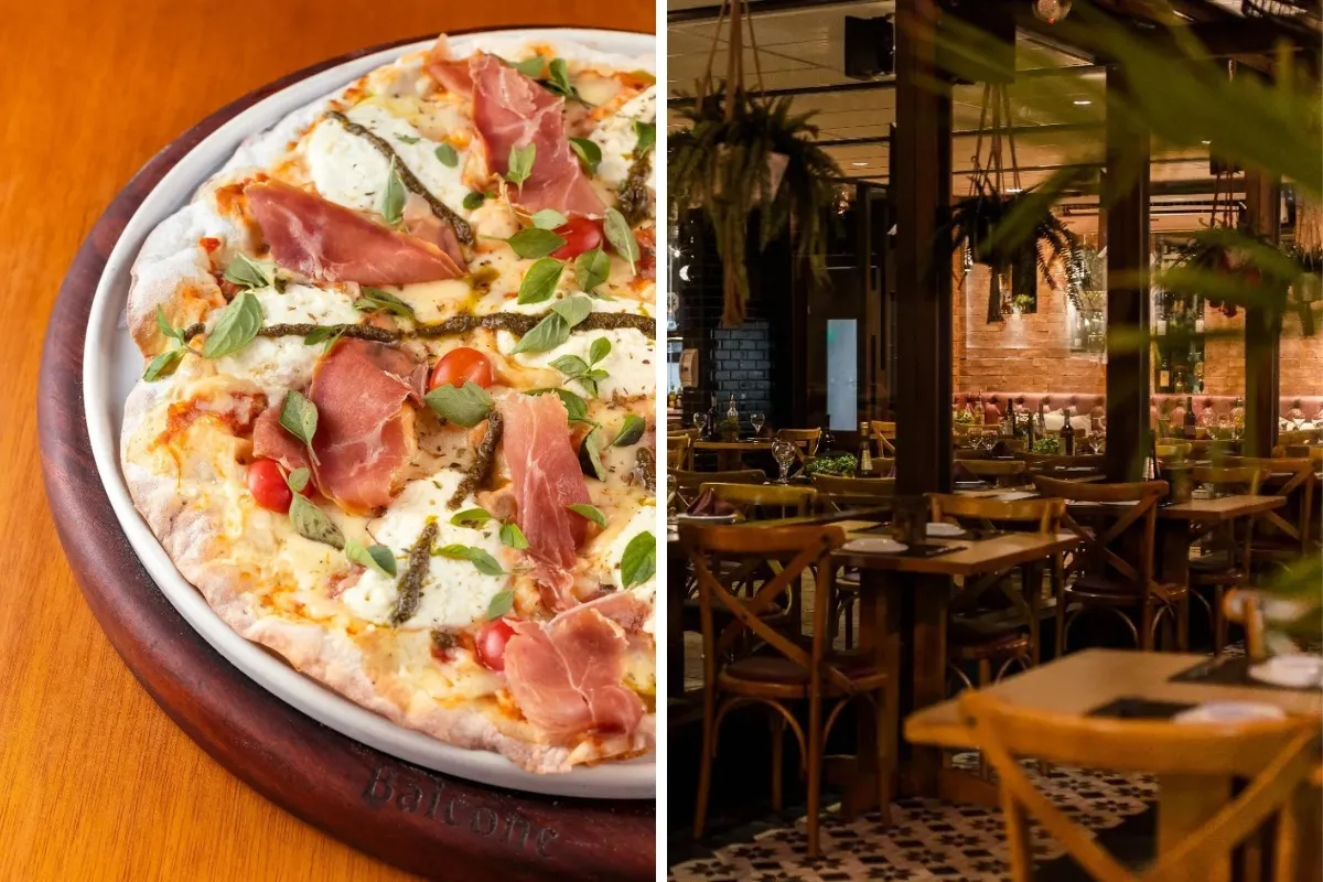 A Balcone tem pizzas com bordas crocantes e sequinhas