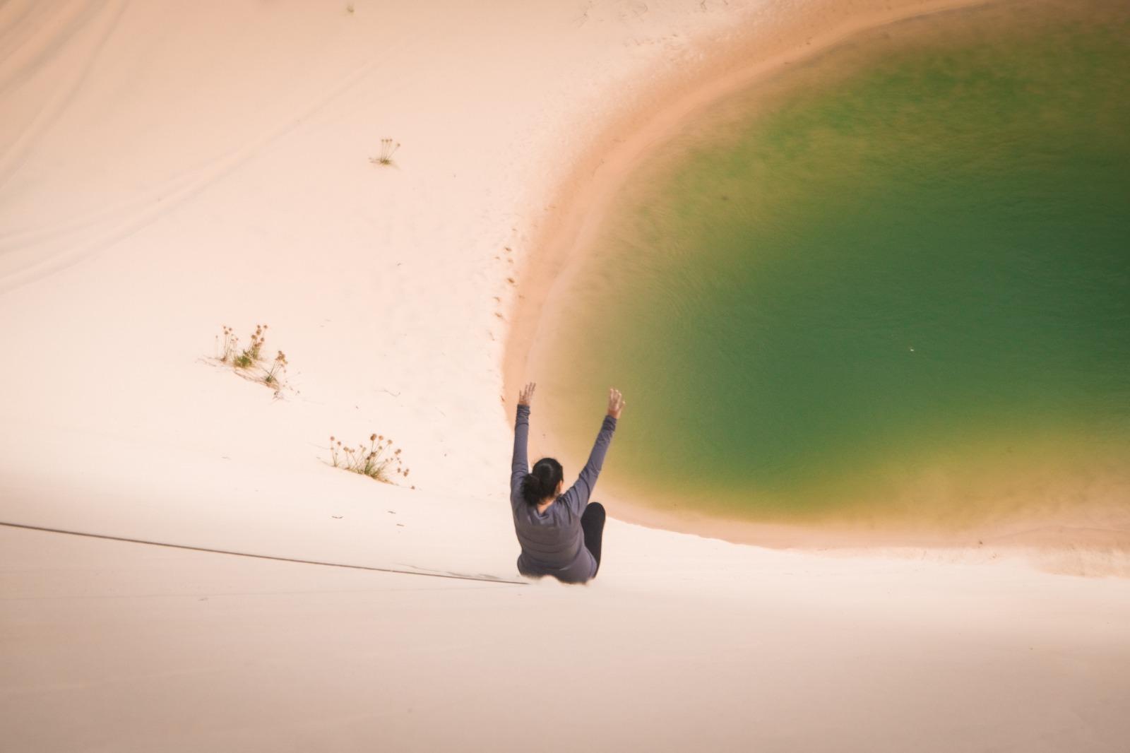 Esquibunda em Canoa Quebrada, no Ceará
