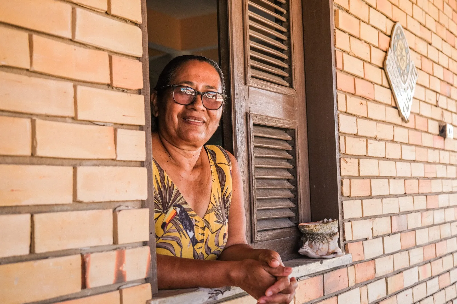 Uma das pioneiras do turismo comunitário na Prainha do Canto Verde, Aila transformou a própria casa em lugar de receber visitantes