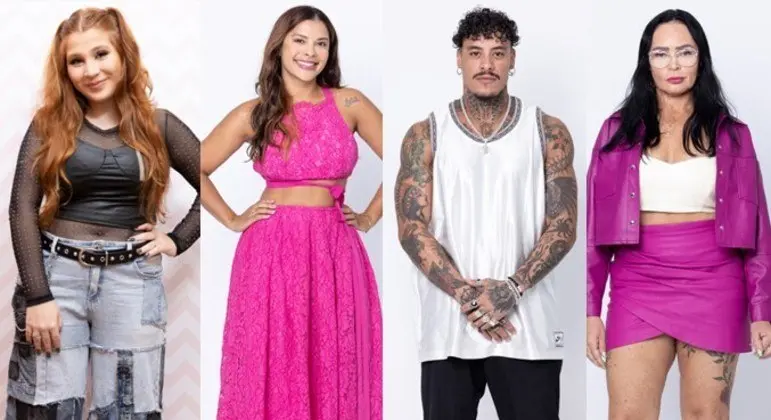 Giulia Garcia, Gyselle Soares, Murilo Dias e Sandra Melquiades