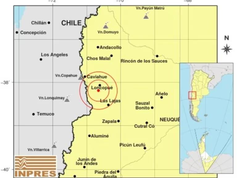 mapa, terremoto, chile, argentina