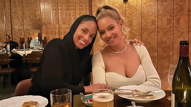 Beyoncé e Alicia Keys jantam juntas em Nova York