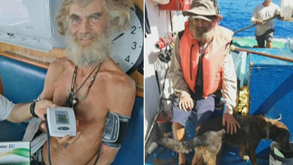 Australiano e cadela são resgatados após passarem dois meses no Pacífico