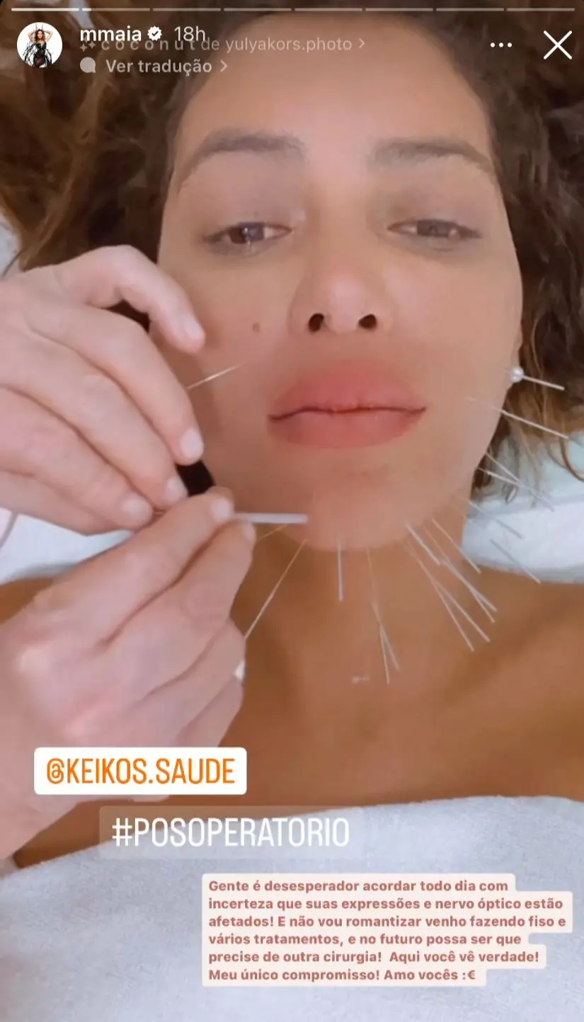 Story da atriz Marcella Maia