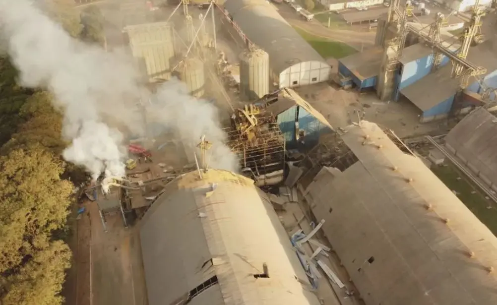 explosão na cooperativa agroindustrial de Palotina, no oeste do Paraná