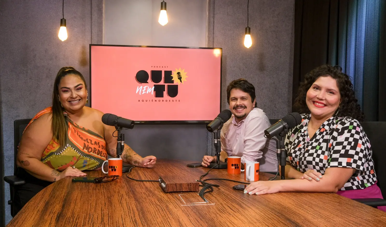 Carol Zacarias, Alan Barros e Karine Zaranza