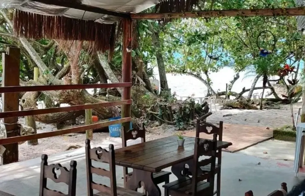 Área externa para alimentação