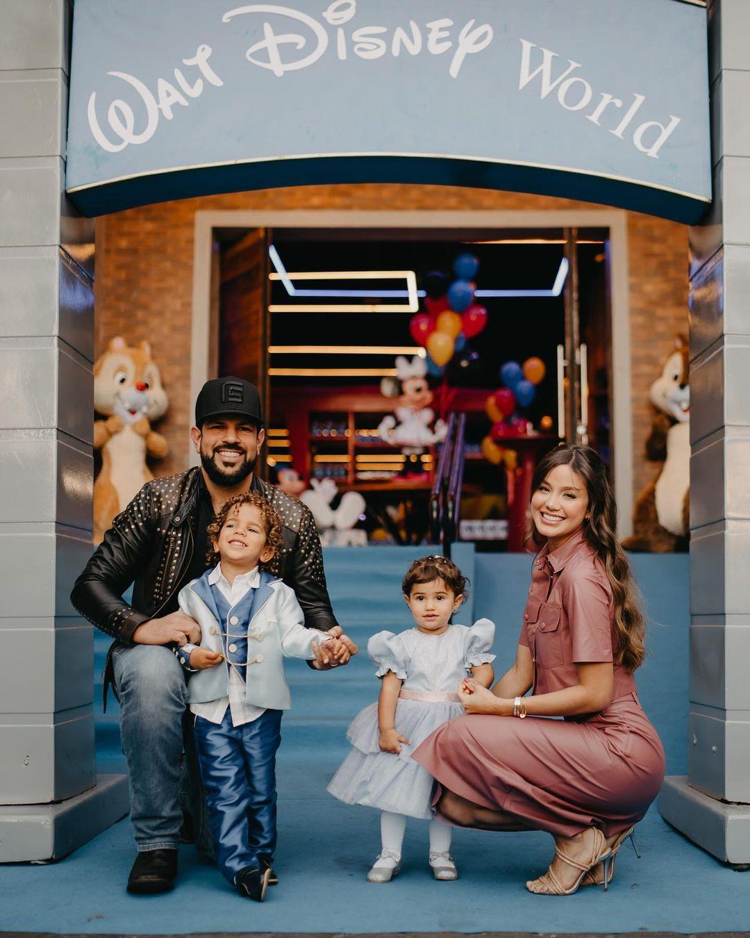 Biah, Socoraba e os filhos Theo e Fernanda