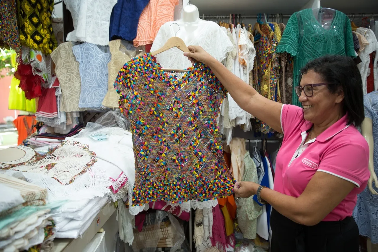 Tarcila aprendeu a rendar com a bisavó aos cinco anos
