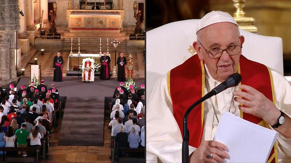 Papa Francisco se reuniu com vítimas de abuso sexual cometidos por membros do clero português nesta quarta-feira