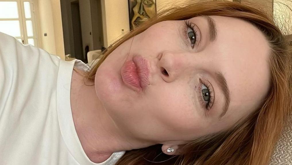 selfie de Lindsay Lohan