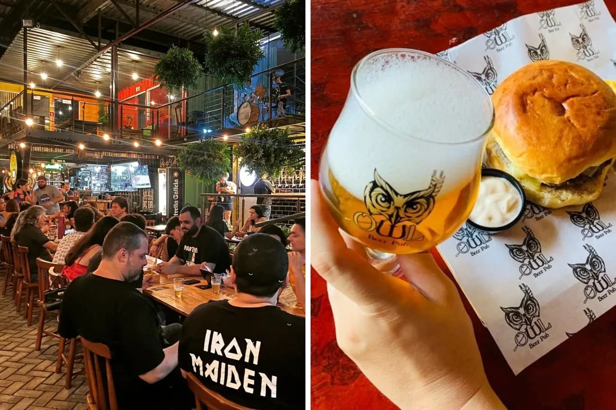 O Happy Hour conta com chope artesanal a partir de R$ 4,99
