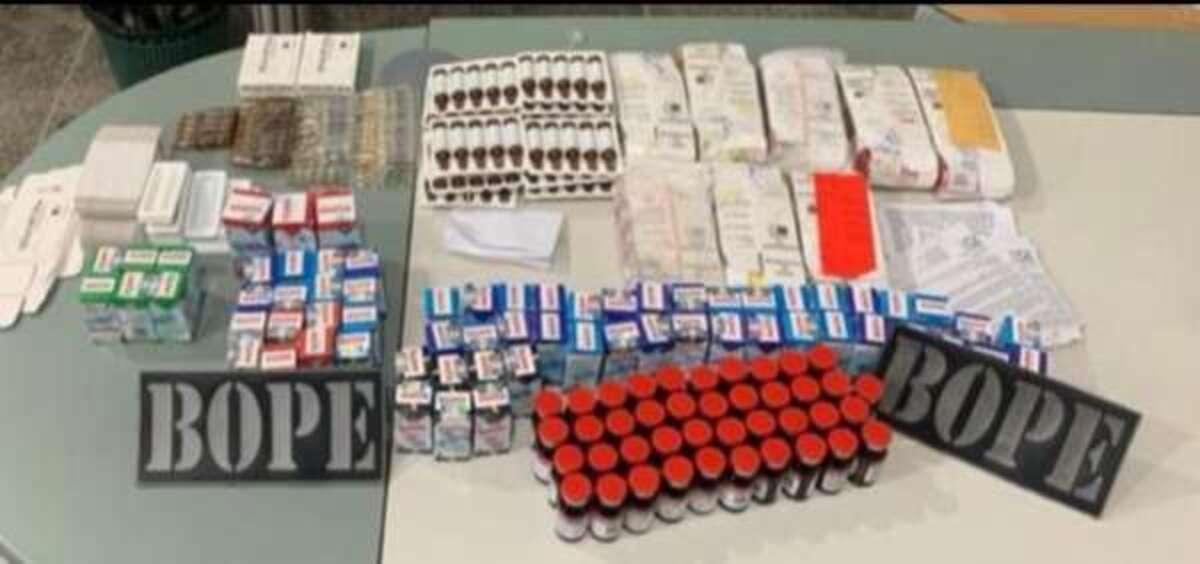 Anabolizantes apreendidos