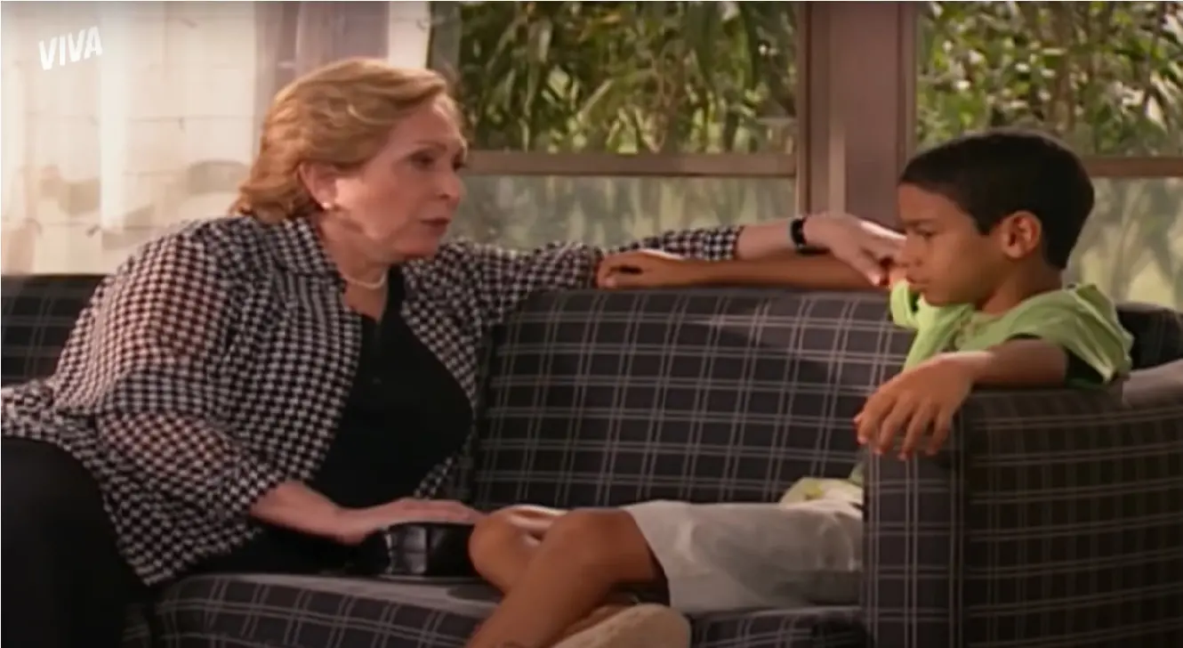 Aracy em cena com Sérgio Malheiros em 'Da Cor do Pecado'
'