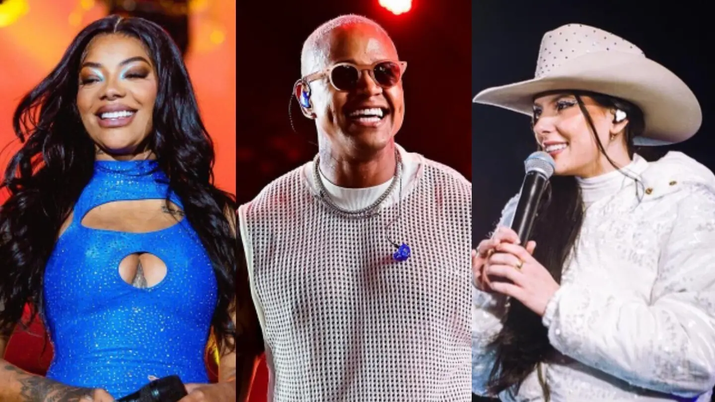 Ludmilla, Leo Santana e Ana Castela estão entre cantores que se apresentam