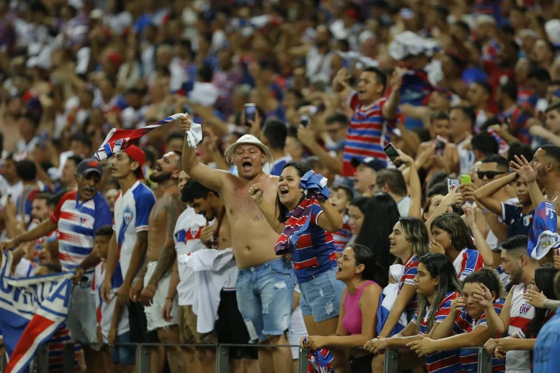 Torcida foi ao delírio com o gol marcado por Marinho.