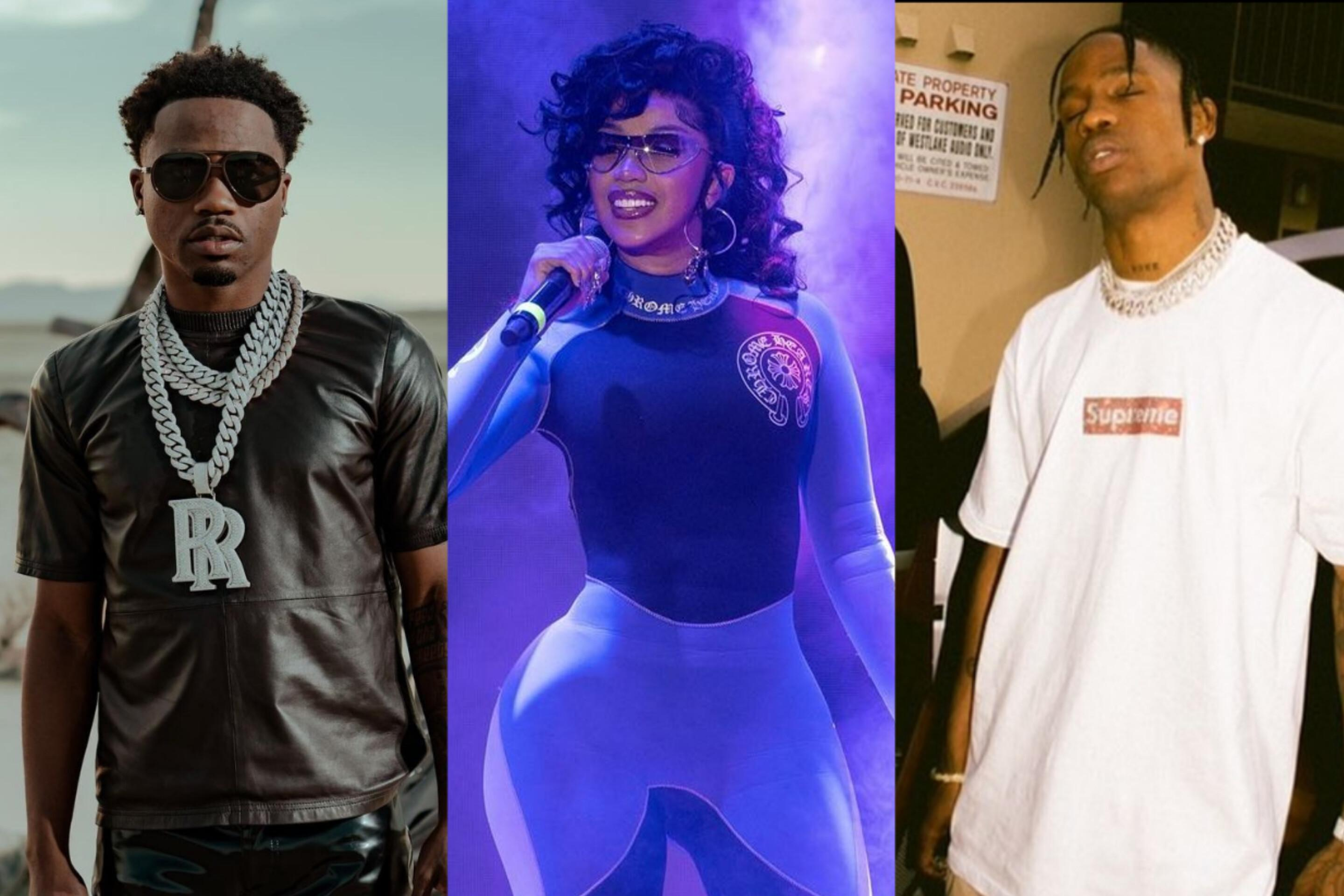 Travis Scott, Cardi B e Roddy Ricch