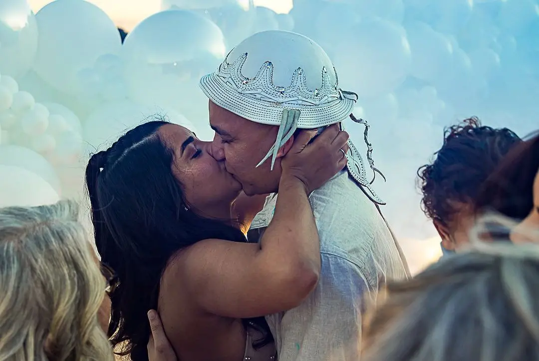 Casal revelou sexo do bebê em chá revelação