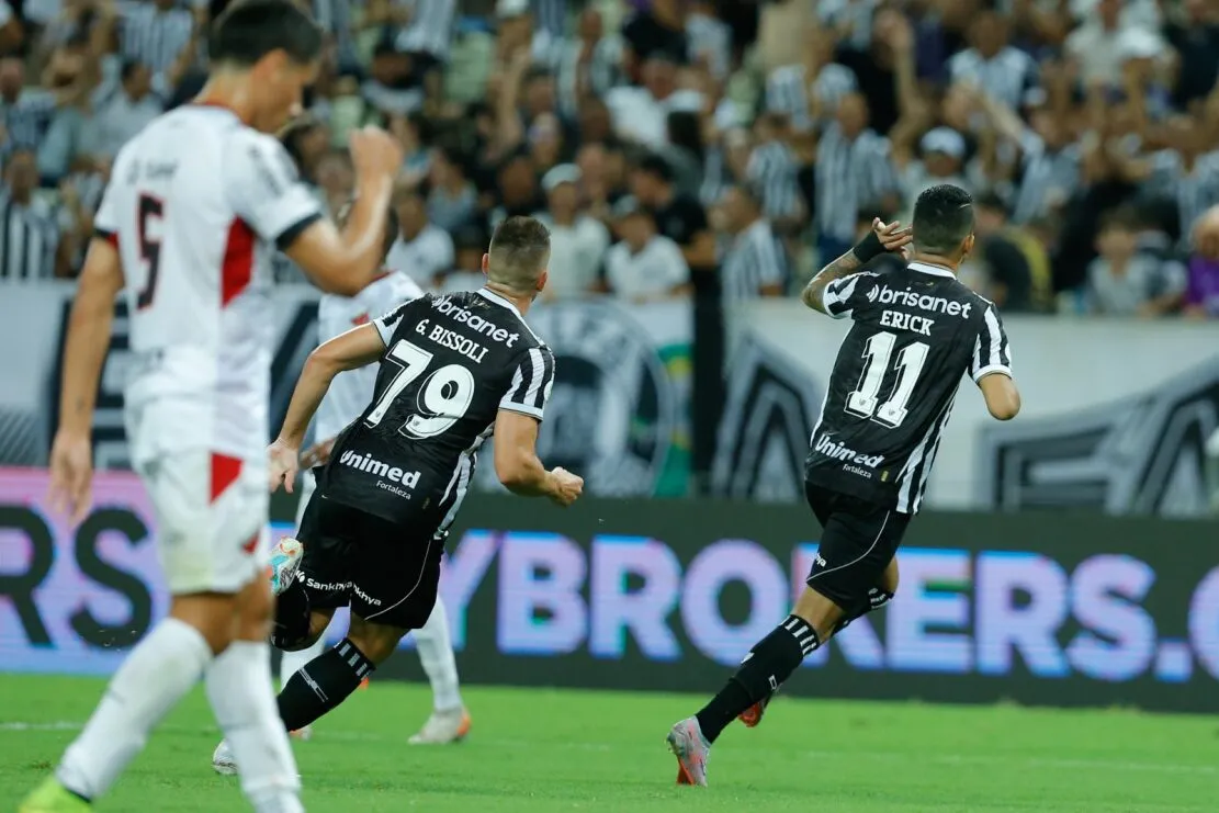 Ceará não foi derrotado quando Erick marcou gol.