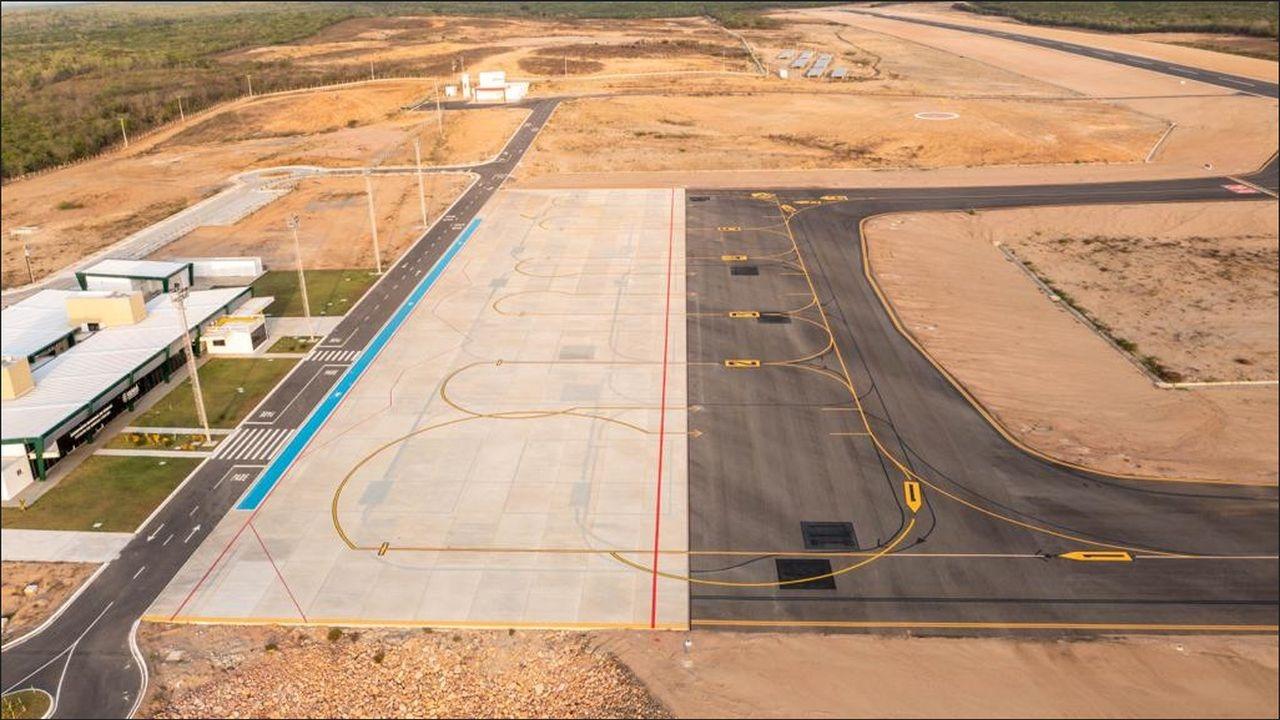 Foto que contém o aeroporto regional de Sobral