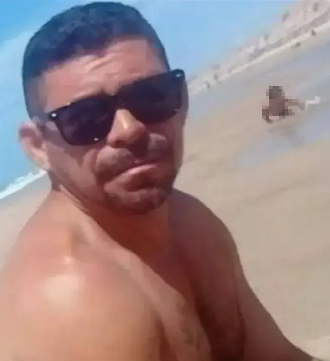 pai assassinado em pacajus em foto na praia