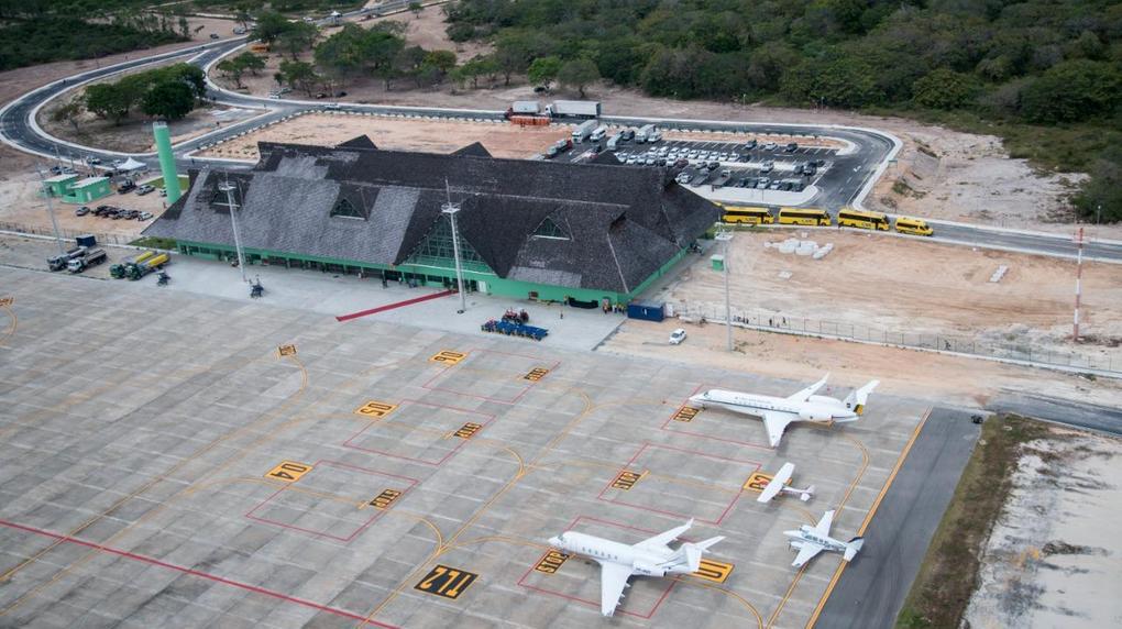 Vista Aérea do Aeroporto de Jericoacoara