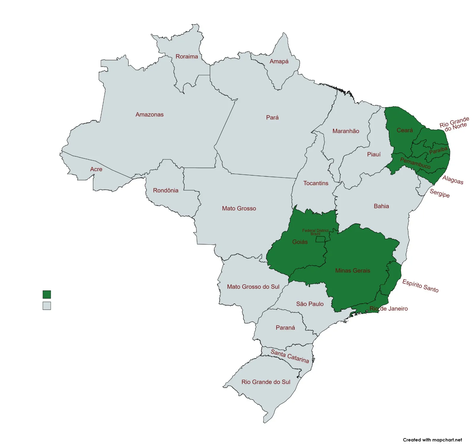 Estados brasileiros que têm legislação aprovada sobre investimentos e negócios de impacto