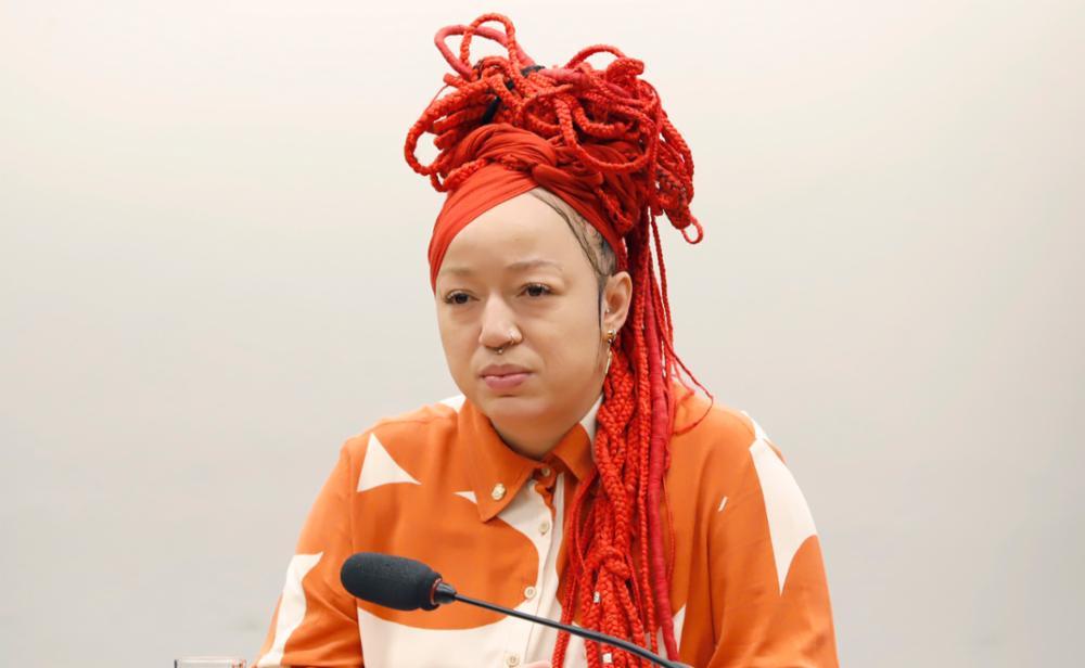 Deputada federal Daiana Santos (PCDOB - RS) em audiência pública sobre Plano Nacional da Juventude Negra Viva