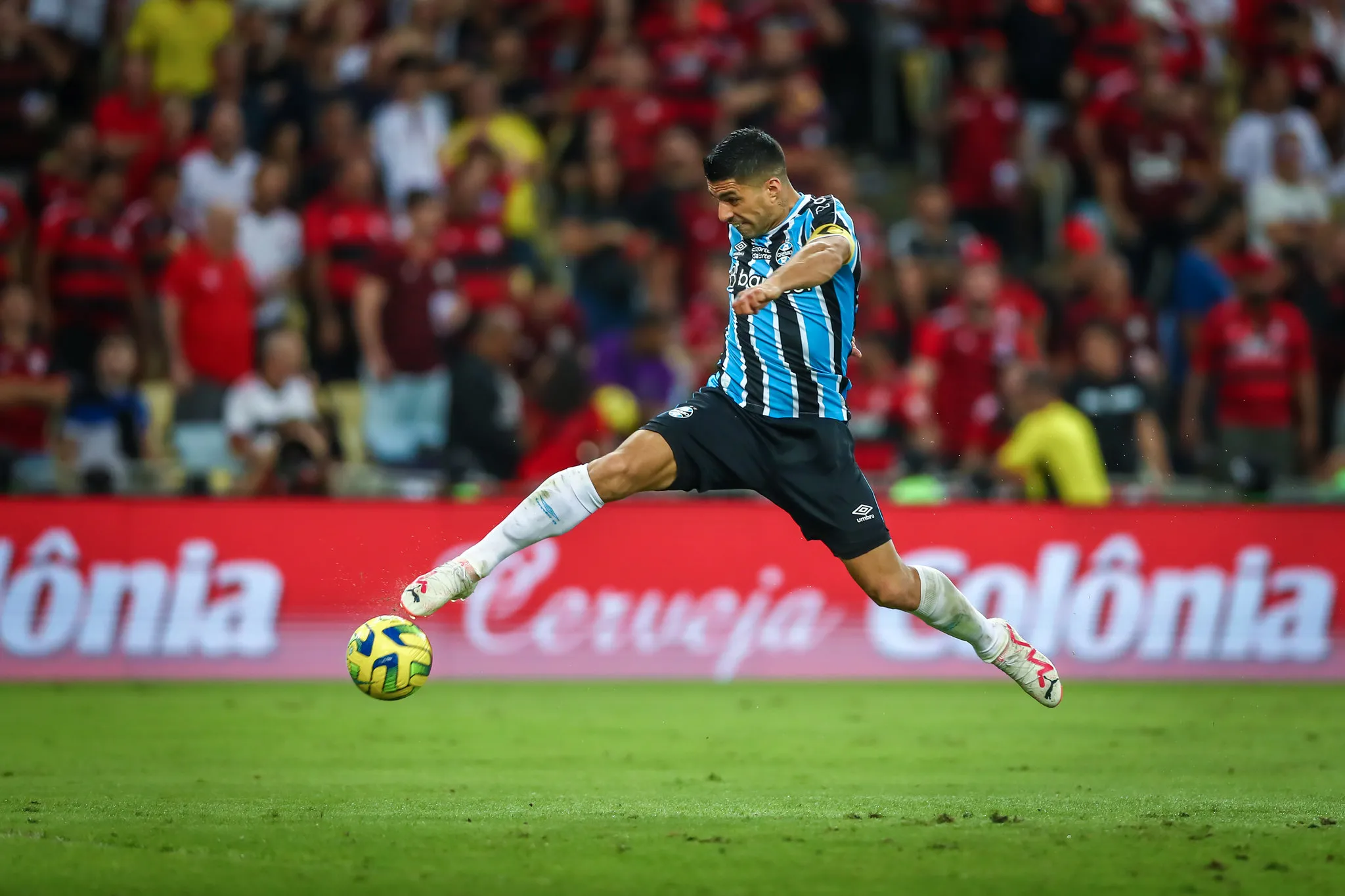 Luis Suárez tem 16 gols e 10 assistências em 36 jogos pelo Grêmio na atual temporada.
