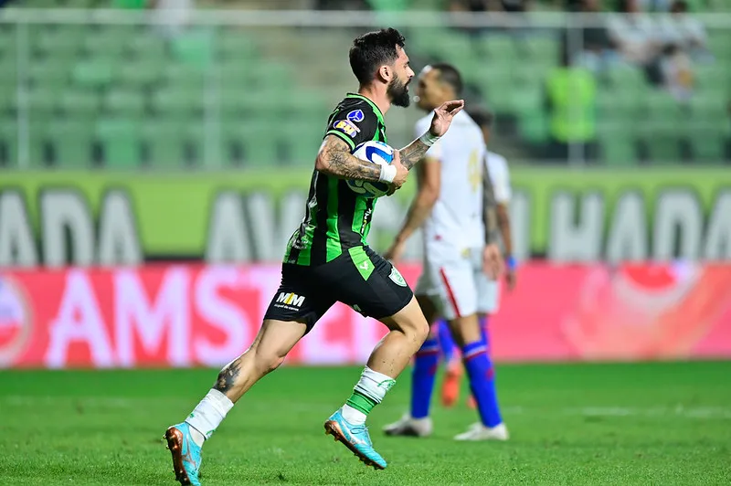 Mastriani marcou seu nono gol na Copa Sul-Americana.