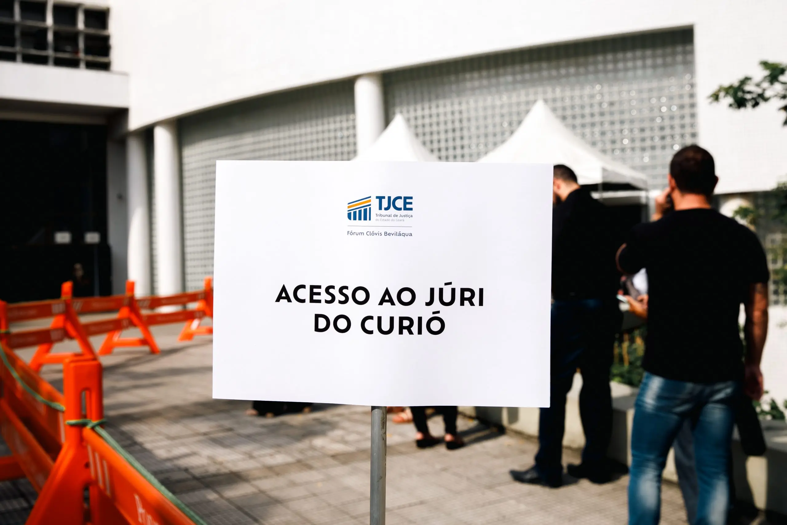 Entrada do júri popular do julgamento da Chacina do Curió